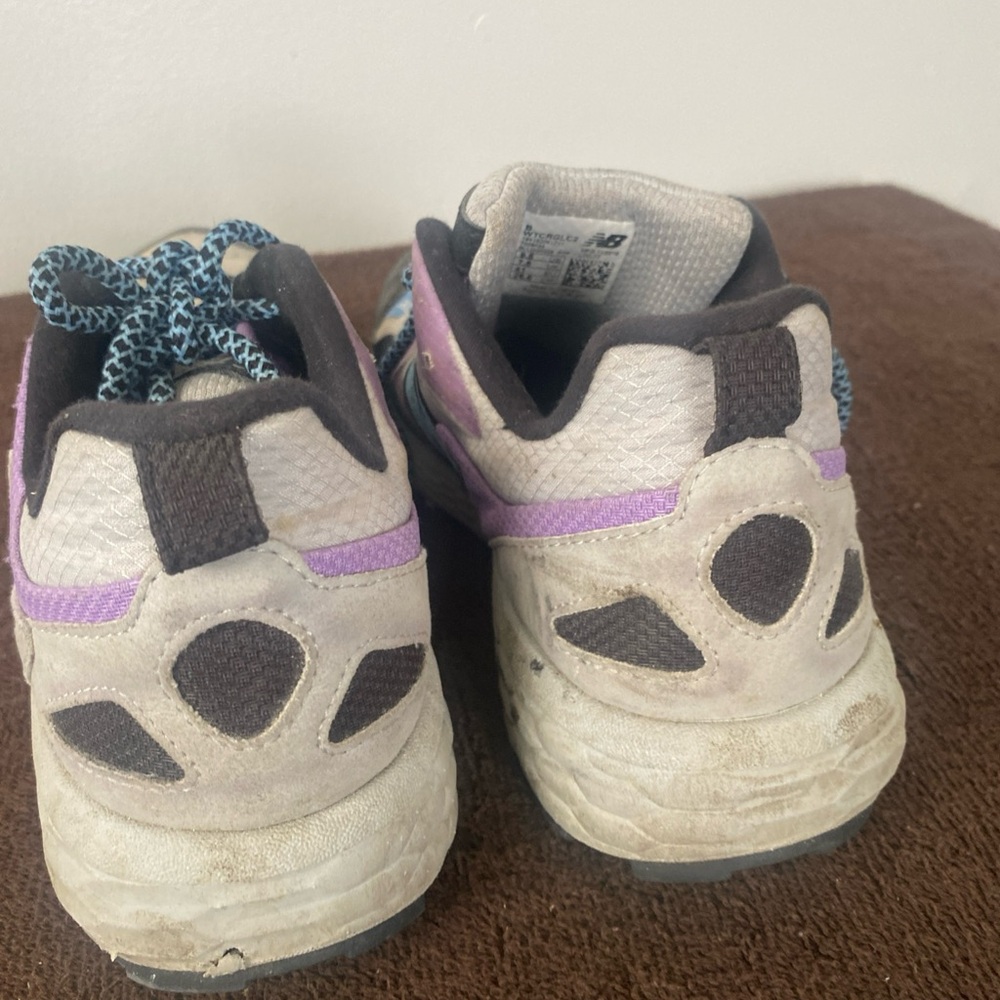 New Balance Kids' Purple and Gray Sneakers
